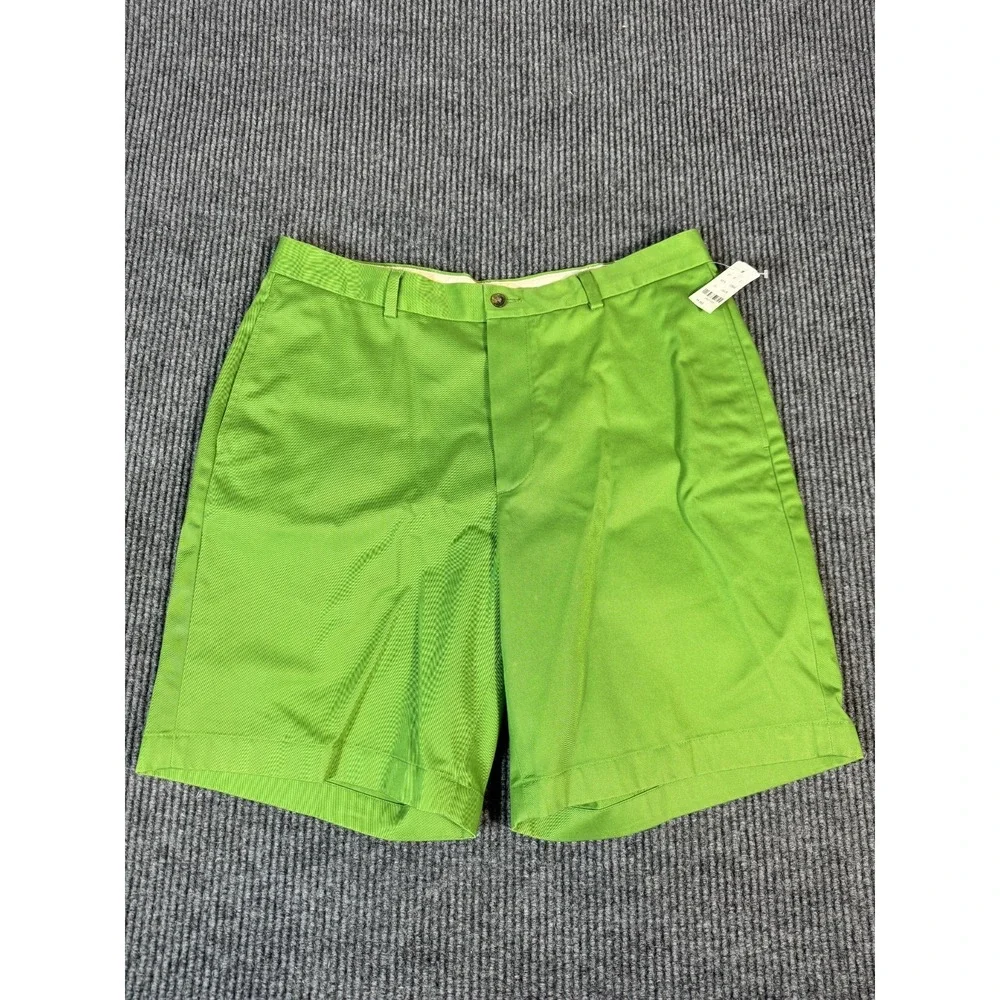 Brooks Brothers 346 Advantage Chino Shorts Mens 36 Lime Green 9